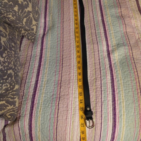 size M Black Belt Gennaro Di Palma Genuine Leather - Picture 15 of 16